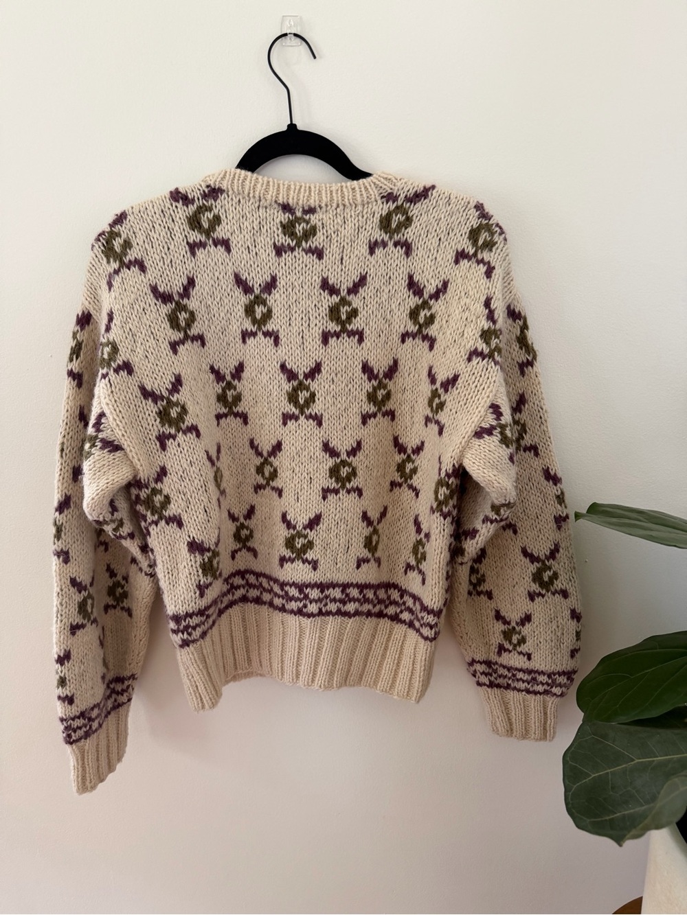 Vintage Lizsport patchwork sweater - Picture 2 of 3